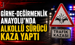 Girne-Değirmenlik Anayolu’nda Alkollü Sürücü Kaza Yaptı