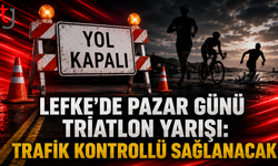 Lefke’de Pazar Günü Triatlon Yarışı: Trafik Kontrollü Sağlanacak