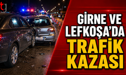 Girne ve Lefkoşa'da Trafik Kazası