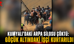 Kumyalı’daki Arpa Silosu Çöktü: Göçük Altındaki İşçi Kurtarıldı