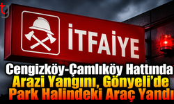 Cengizköy-Çamlıköy Hattında Arazi Yangını, Gönyeli’de Park Halindeki Araç Yandı