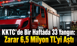 KKTC’de Bir Haftada 33 Yangın: Zarar 6,5 Milyon TL’yi Aştı