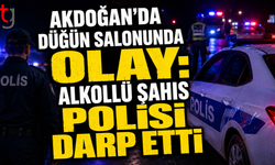 Akdoğan’da Düğün Salonunda Olay: Alkollü Şahıs Polisi Darp Etti