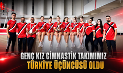 Genç Kız Cimnastik Takımımız Türkiye Üçüncüsü Oldu