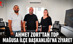 AHMET ZORT’TAN TDP MAĞUSA İLÇE BAŞKANLIĞI’NA ZİYARET