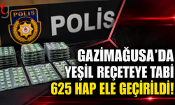 Gazimağusa’da Yeşil Reçeteye Tabi 625 Hap Ele Geçirildi