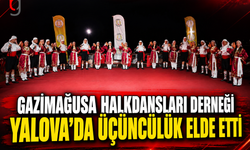 Gazimağusa Halkdansları Derneği Yalova’da Üçüncülük Elde Etti