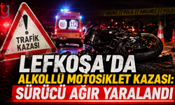 Lefkoşa'da Alkollü Motosiklet Kazası: Sürücü Ağır Yaralandı