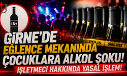 Girne'de Eğlence Mekanında Çocuklara Alkol Şoku: İşletmeci Hakkında Yasal İşlem!