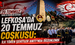 Lefkoşa'da 20 Temmuz Coşkusu: İlk Tören Şehitler Anıtı'nda Düzenlendi