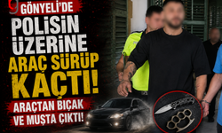 Gönyeli'de Polisin Üzerine Araç Sürüp Kaçtı: Araçtan Bıçak ve Muşta Çıktı!