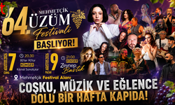 64. Mehmetçik Üzüm Festivali Başlıyor: Coşku, Müzik ve Eğlence Dolu Bir Hafta Kapıda!