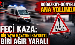 Boğazköy-Gönyeli Ana Yolunda Feci Kaza: Bir Yaya Hayatını Kaybetti, Biri Ağır Yaralı