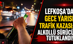 Lefkoşa'da Gece Yarısı Trafik Kazası: Alkollü Sürücü Tutuklandı!