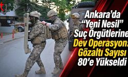 Ankara’da "Yeni Nesil" Suç Örgütlerine Dev Operasyon: Gözaltı Sayısı 80’e Yükseldi
