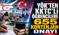 YÖK’TEN KKTC’Lİ ÖĞRENCİLERE 655 KONTENJAN ONAYI