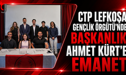CTP Lefkoşa Gençlik Örgütü’nde Başkanlık Ahmet Kürt’e Emanet