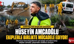 Hüseyin Amcaoğlu Ekiplerle Birlikte Sahada