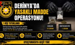 DERİNYA’DA DENETİM: S.K. TUTUKLANDI