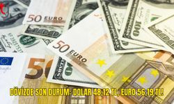 Euro 56,19 TL, Sterlin 65,67 TL’den Satılıyor