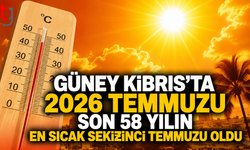 Güney Kıbrıs’ta 2026 Temmuzu Son 58 Yılın En Sıcak Sekizinci Temmuzu Oldu