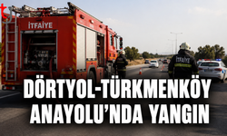 Dörtyol-Türkmenköy Anayolu’nda Yangın!