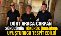 Dört Araca Çarpan Sürücünün Tükürük Örneğinde Uyuşturucu Tespit Edildi