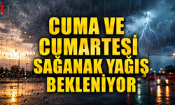 Cuma ve Cumartesi Sağanak Yağış Bekleniyor