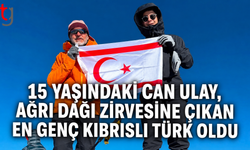 15 Yaşındaki Can Ulay, Ağrı Dağı Zirvesine Çıkan En Genç Kıbrıslı Türk Oldu