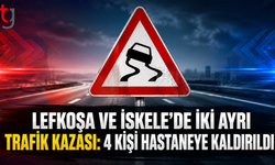 Lefkoşa ve İskele’de İki Ayrı Trafik Kazası: 4 Kişi Hastaneye Kaldırıldı