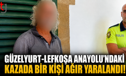 Güzelyurt-Lefkoşa Anayolu’ndaki Kazada Bir Kişi Ağır Yaralandı
