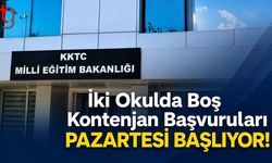 İki Okulda Boş Kontenjan Başvurular Pazartesi Başlıyor!