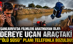 Şanlıurfa’da Filmleri Aratmayan Olay: Dereye Uçan Araçtaki "Ölü Süsü" Planı Telefonla Bozuldu!