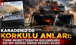 Karadeniz’de Korkulu Anlar: Türk Mürettebatın Bulunduğu Ro-Ro Gemisi Dron Hedefi Oldu