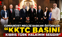 Cumhuriyet Meclisi Başkanı Öztürkler: "KKTC Basını Kıbrıs Türk Halkının Sesidir"