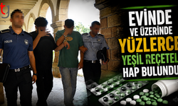 Evinde ve Üzerinde Yüzlerce Yeşil Reçeteli Hap Bulundu