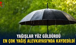 Yağışlar Yüz Güldürdü: En Çok Yağış Alevkayası'nda Kaydedildi