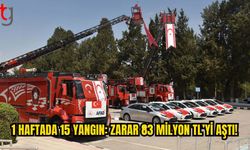 İtfaiyenin Haftalık Bilançosu: 15 Yangın, 19 Özel Servis Olayı