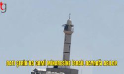 Batı Şeria’da Cami Minaresine İsrail Bayrağı Asıldı