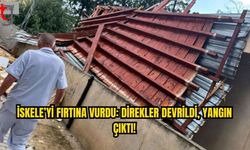 Kuzucuk’ta Fırtına Hasarı: Elektrik Direkleri Devrildi