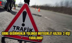 Direksiyon Hakimiyetini Kaybetti, Motosiklet Yola Devrildi