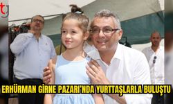 Erhürman ve Şenkul Girne Açık Pazarı’nı Ziyaret Etti
