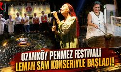 Leman Sam Ozanköy’de Festival Sahnesinde