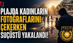 Plajda Dört Kadının Fotoğrafını Çekerken Suçüstü Yakalandı