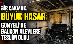 Bir Çakmak, Büyük Hasar: Gönyeli’de Balkon Alevlere Teslim Oldu