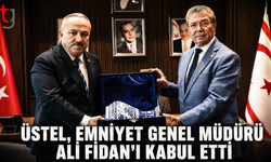 Üstel, Emniyet Genel Müdürü Ali Fidan’ı kabul etti