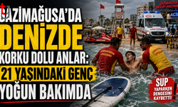Gazimağusa’da Denizde Korku Dolu Anlar: 21 Yaşındaki Genç Yoğun Bakımda
