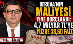 Maliye yine borçlandı: Berova’ya 4,7 milyar TL’lik soru