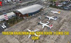 Trabzon Havalimanı Tarihinin En Yoğun Gününü Yaşadı