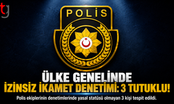 Ülke Genelindeki Kontrollerde 3 Tutuklama